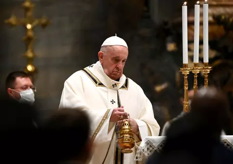 VIDEO | Slujba din Ajunul Crăciunului, oficiată de Papa Francisc în condiții speciale