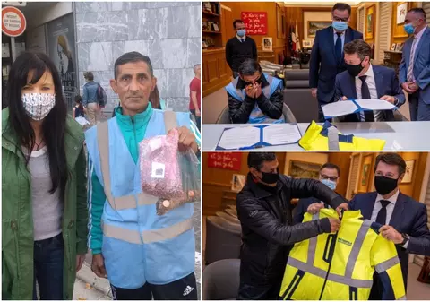 Jojo, românul fără adăpost care și-a donat toate economiile victimelor furtunii Alex, a fost angajat de primăria din Nisa