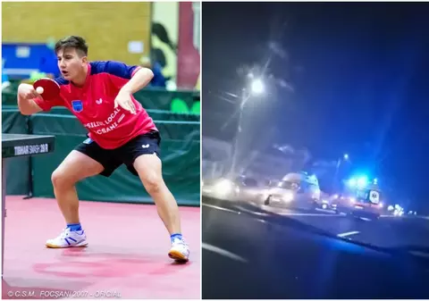 Mesaj dureros al adjunctului IPJ Olt, tatăl sportivului Marius Rădoi, mort în accident de mașină la 19 ani