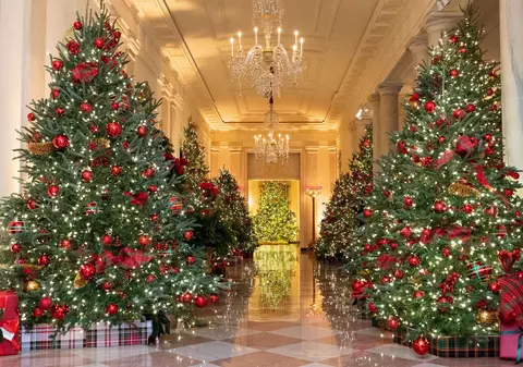 Casa Albă, decorată de Crăciun de către Melania Trump, pentru ultima oară în calitate de primă-doamnă