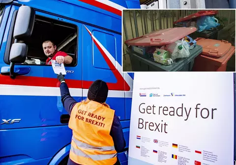 VIDEO | Șoferii de TIR care vin din Marea Britanie, lăsați fără sandvișuri când intră în UE. „Bine ați venit în Brexit, domnule”