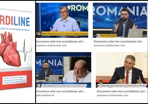 Medici români și un fost ministru al sănătății, folosiți în promovarea unui „tratament-minune” pentru inimă pe site-uri obscure din Rusia