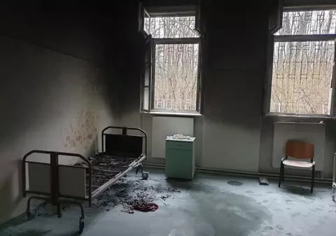 Incendiu la un spital de psihiatrie din Timiș, într-un pavilion în care sunt internaţi pacienţi COVID