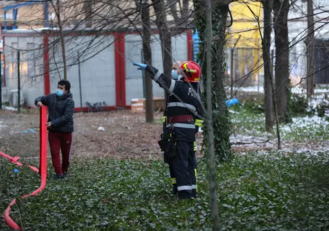 ISU, despre intervenția la Matei Balș: La sosirea pompierilor, ardea cu flacără deschisă. Cronologia intervenției