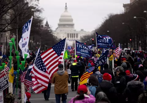 Poliția Capitoliului din SUA solicită mai multe forțe de ordine pentru a-i opri pe protestatari﻿