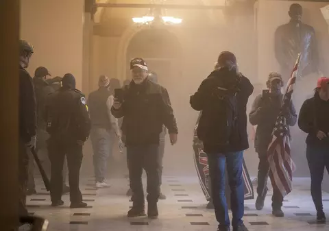 Scenele șocante din SUA, în imagini. Fotografii incredibile din Congresul american