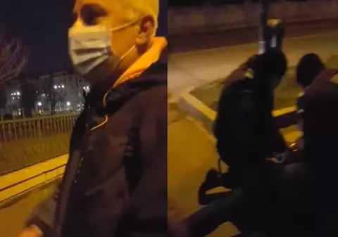 VIDEO | Un bucureştean a fost pus la pământ de jandarmi, după ce a fost surprins fără mască şi a refuzat legitimarea