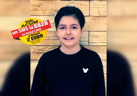 La 12 ani, Liviu suferă de o afecțiune gravă a vaselor de sânge și de cancer. Are nevoie de 70.000 de euro pentru tratament în Austria