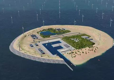 Danemarca va construi cel mai mare hub energetic eolian situat pe o insulă artificială. În 2050 vrea să oprească producția de petrol și gaze