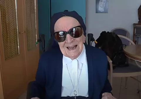 O călugăriță de 116 ani, cea mai în vârstă persoană din Europa, s-a vindecat de COVID