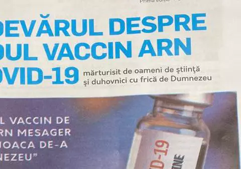 Dosar penal pentru un bărbat care distribuia în Focșani o broșură numită „Adevărul despre noul vaccin ARN Covid 19”