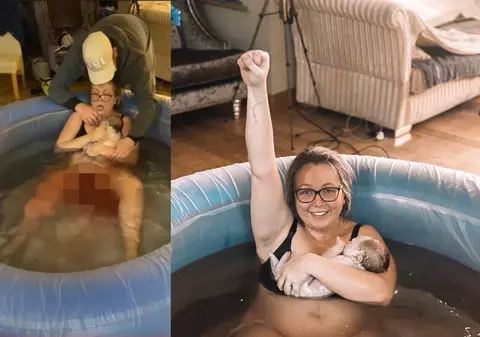 Bebeluș născut acasă, live pe Instagram. Mama a transmis 36 de ore, în direct, travaliul, din locuința ei din Londra