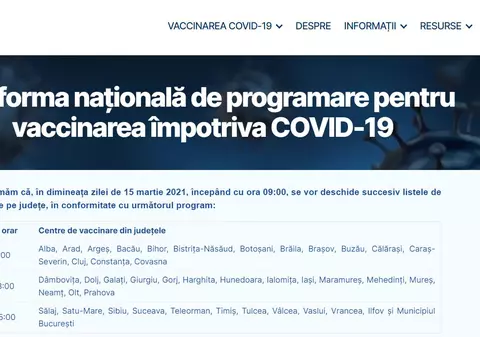Probleme cu platforma de vaccinare, în ziua în care s-au deschis programările pentru etapa a III-a. Oamenii se plâng pe pagina oficială a autorităților. „Nu merge site-ul. Ioc. Nada. Zero”