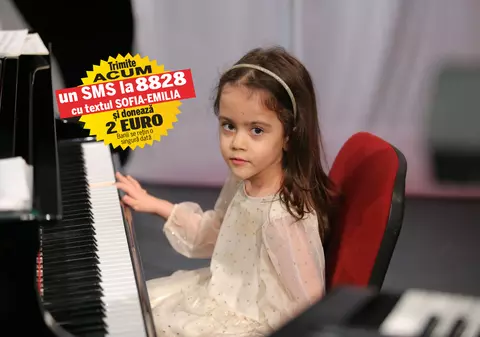 În lupta cu cancerul cerebral, Sofia-Emilia are nevoie de peste 200.000 de euro. Copila suferă de o formă extrem de agresivă a bolii ce poate fi tratată în Austria