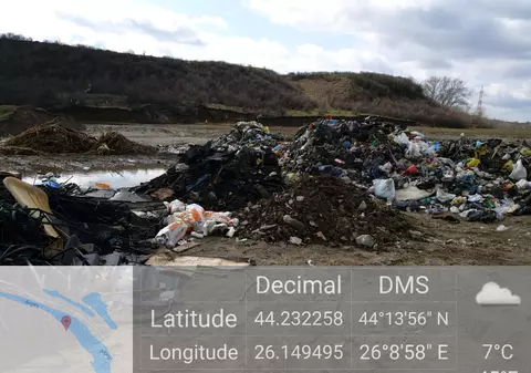 Comuna Comana, amendată cu 150.000 de lei pentru un depozit ilegal de deșeuri