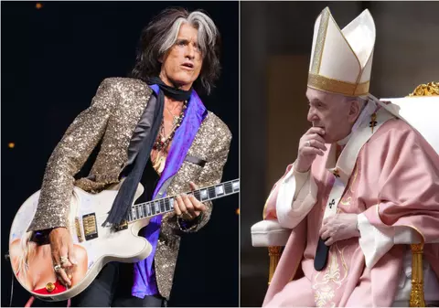 Papa Francisc, alături de chitaristul de la Aerosmith, la conferința pe tema sănătății de la Vatican