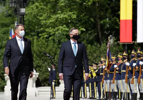 Klaus Iohannis, întrevedere cu președintele polonez: „Am discutat despre securitatea la Marea Neagră”
