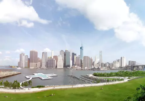Piscina plutitoare din New York, un proiect aproape de realitate după 10 ani