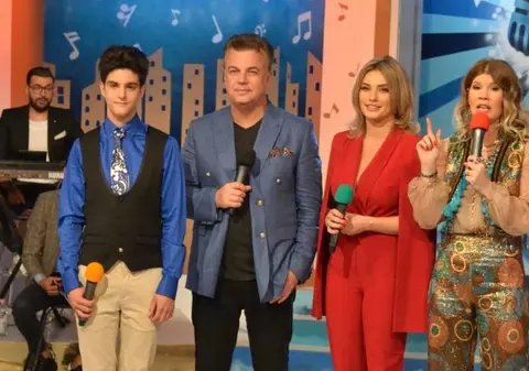 Cei doi copii ai lui Adrian Enache, prima apariție împreună la TV. David și Diana și-au făcut tatăl mândru