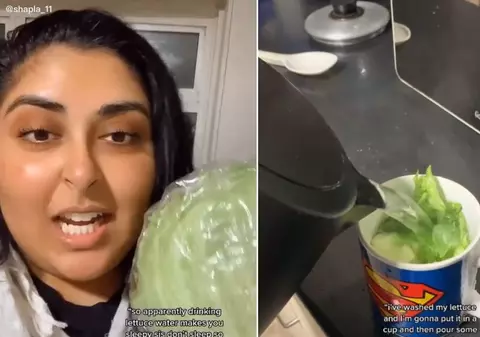 Cum a devenit trend pe TikTok să bei fiertură de salată ca să adormi mai ușor, după un studiu interpretat greșit