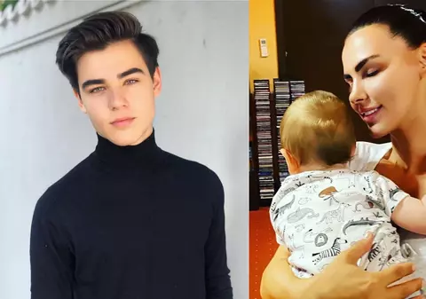 Băieții lui Ștefan Bănică jr, prima poză împreună. Ipostaza în care apar Radu Ștefan și micuțul Alexandru