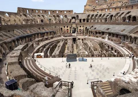 Tunelurile subterane ale Colosseumului se vor deschide complet publicului