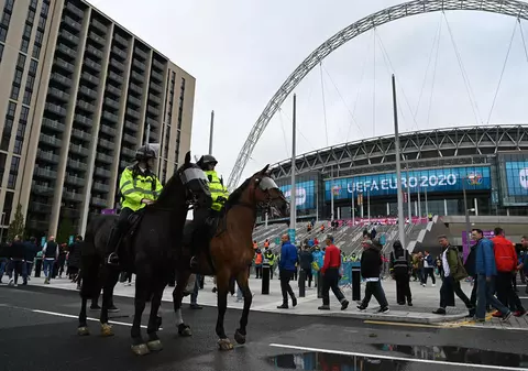 18 persoane au fost arestate la Londra în timpul meciului Anglia - Scoția, de la Euro 2020