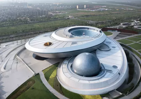 Cum arată cel mai mare muzeu de astronomie din lume, care își va deschide porțile vineri, în Shanghai