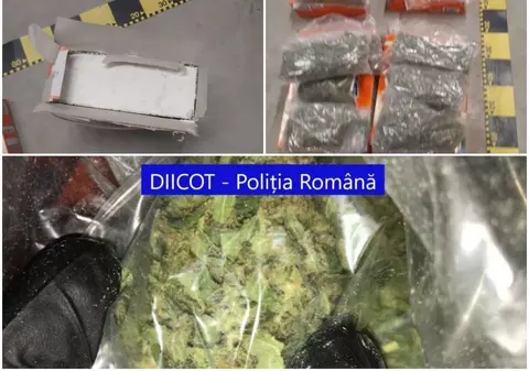 Canabis ascuns în cutii de detergent. Doi ieșeni, prinși în flagrant când ridicau drogurile de la o firmă de curierat