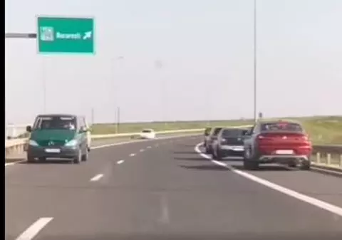 VIDEO. Șoferi pe constransens pe Autostrada Soarelui, pentru a fenta aglomerația