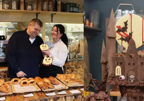 „Am început afacerea în bucătăria locuinței noastre”. Povestea lui George și a Geaninei, doi soți cofetari români celebri în Londra