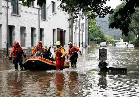 Bilanțul inundațiilor catastrofale din Belgia: Cel puțin 41 de oameni au murit