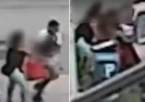 Momentul tulburător în care o femeie își salvează fiul de 5 ani din mâinile celui care a vrut să-l răpească