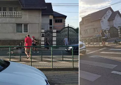 O tânără și cei doi copii ai ei au fost răniți, după ce un șofer i-a lovit pe trecerea de pietoni, la Arad