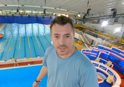 Răzvan Fodor a testat pe propria piele înălțimile „Splash! Vedete la apă”:  „Mi se pare... Doamne ferește!”