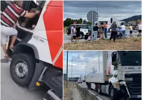 Gestul eroic al unui șofer român de TIR. Și-a riscat viața ca să oprească un șofer beat, care tocmai omorâse un om, în Spania