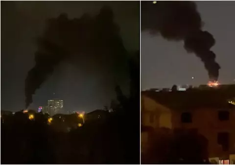 Incendiu puternic, sâmbătă seară, la o clădire în construcție din nordul Bucureștiului. Primarul Clotilde Armand anunță verificări