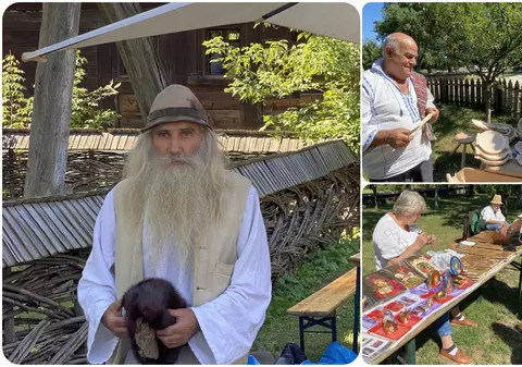 Poveștile celor mai cunoscuți meșteri populari, la Muzeul Satului: de la icoanele pe lemn ale doamnei Mihaela la opincile unicat ale vâlceanului Ilinca