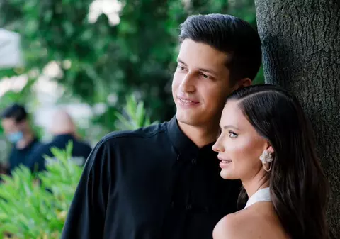 Imagini rare de la nunta lui Mihnea Năstase. Soția Corina a purtat două rochii de mireasă