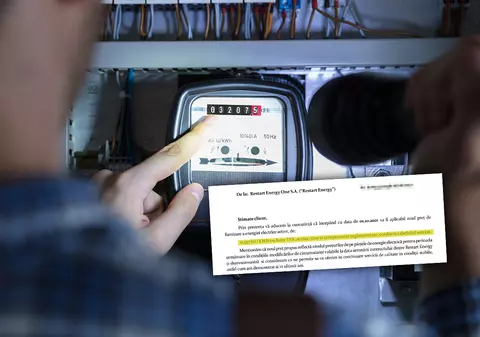 După gaz, și curentul. Clienți anunțați pe mail de dublarea prețului la energie. Crește de la 0,250 la 0,557 lei pe kilowatt