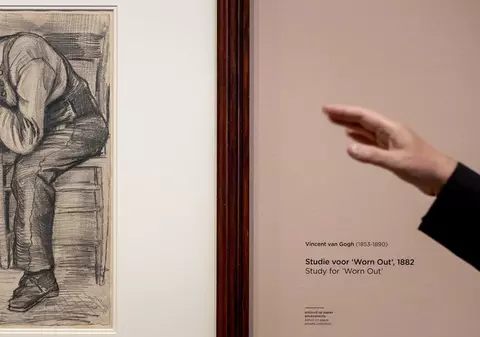 Un desen de Vincent Van Gogh este expus pentru prima dată public. Care este povestea acestei schițe