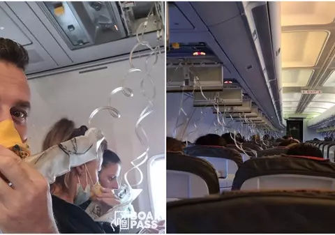 Un avion Blue Air care venea din Praga s-a depresurizat înainte de aterizarea la București. Măștile de oxigen s-au activat