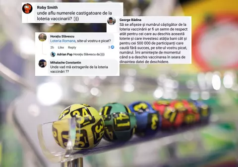 Rezultatele Loteriei Vaccinării, afișate abia luni dimineață, după 12 ore de la extragere, deși trei site-uri ar fi trebuit să le publice