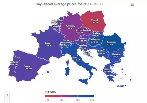 România are cel mai mare preț la electricitate din Europa! Peste 1.100 de lei pe MWh, un nou record