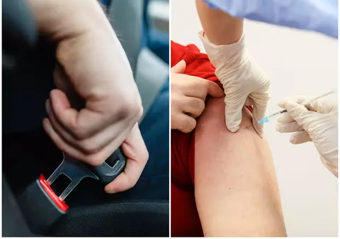Centura de siguranță salvează vieți chiar dacă mor mulți șoferi ce o poartă. La fel și vaccinurile