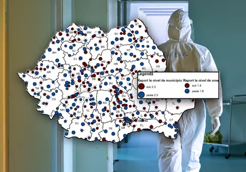 O altă față a dezastrelor din spitale: avem mult prea puțini medici la mia de locuitori. Harta la zi a suferinței României