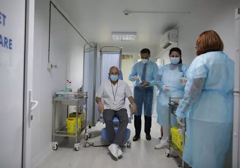 Aproape 56.000 de persoane vaccinate anti-COVID-19, în ultimele 24 de ore. Cum arată graficul imunizărilor