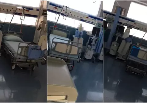 FILMĂRI DE LA MEDICI.  23 de paturi de la terapia intensivă a Spitalului Foișor stau goale