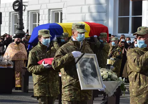 Benone Sinulescu, înmormântat la Arad, cu onoruri militare