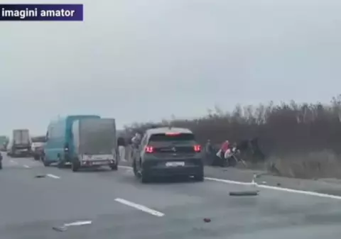 Accident grav pe autostrada A1, soldat cu rănirea a cinci persoane